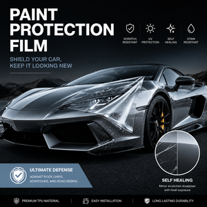 <span class=keywords><strong>Pellicola</strong></span> Protettiva Trasparente Professionale in TPU Autoriparante Anti-Graffio e Anti-Schegge per Carrozzeria Auto - Product Image 1
