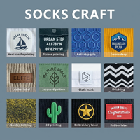 Logo personnalisé Macaron Sport Chaussettes en coton pour femmes