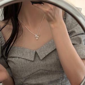 Collier pendentif en argent pur S925, petite gourde en jade mousse d'eau, nouveau style chinois, micro-coton incrusté de jades, tendance - Product Image 5