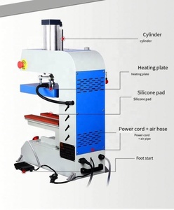 Máquina de prensado térmico neumática de doble barra sin costuras para <span class=keywords><strong>calcetines</strong></span>, ropa interior y sujetadores, con prensa de aire para parches - Product Image 4
