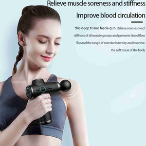 Dropshipping 2025 Mini pistolet de massage corporel professionnel électrique Fitness Tissue Physion Petit masseur corporel électrique - Product Image 4