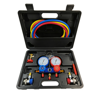 Tủ lạnh ô tô AC Manifold <span class=keywords><strong>Gauge</strong></span> Set Freon nạp tiền Kit - Product Image 1
