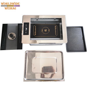 Parrilla Eléctrica Coreana de Acero Inoxidable de 2000W para Uso Comercial, Sin Humo, para Interiores, Gran Venta - Product Image 2