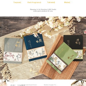 Libreta/Agenda Love Island Modelo 0798 Chinoiserie 32K, Tapa Dura, Organizador, Portátil, 100 Hojas, Encuadernación Cosida con Hilo, Papel <span class=keywords><strong>de</strong></span> Regalo - Product Image 2