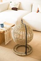 Panier pour chat rectangulaire en jonc de mer fait main, écologique, avec coussin, pour petit chien et chat