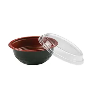 550ml 700ml 1000ml 1400ml Takeaway Packaging Microwave PP Disposable Plastic Container Bento Lunch HD Round Bowl