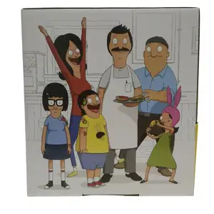 사용자 정의 인기있는 컬러 인쇄 어린이 장난감 상자 서프라이즈 블라인드 박스 자판기 포장 심슨 가족