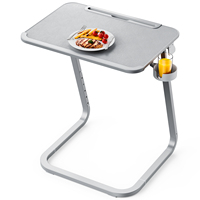 XGEAR – plateau TV réglable Table pliante Table de dîner TV bureau debout pour ordinateur portable pour Sofaside/chevet