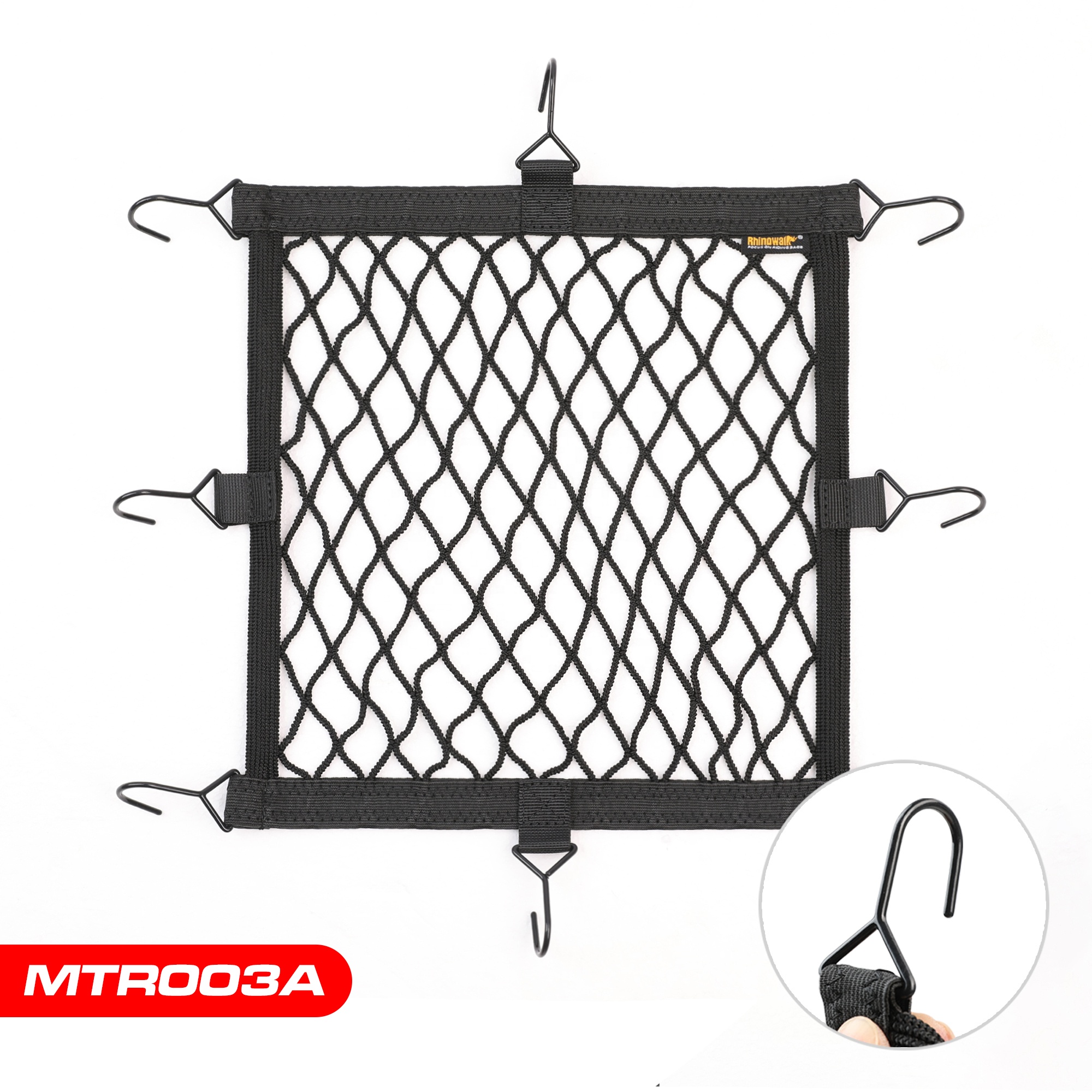 Helmhalter-Netz Rhinowalk Motorrad-Fahrradhelm-Netztasche fr Abenteuer -  Metallhaken| Alibaba.com