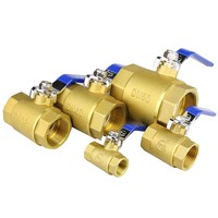 Vannes pneumatiques Vanne à boisseau sphérique en laiton à filetage mâle 3/8-8 avec connecteur Barb Pex MIP FIP femelle