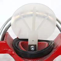 Tête de sprinkler droit globe en laiton 1/2" NPT K5.6, adaptée aux feux A et B, équipement incendie à installation simple