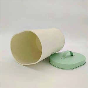 Vintage Ovale Tè di Caffè di Zucchero Contenitori Da Cucina di Stoccaggio Set di Metallo Contenitore di Alimento di Stoccaggio Bottiglie e Vasetti Coperchio di Ferro Moderno - Product Image 6