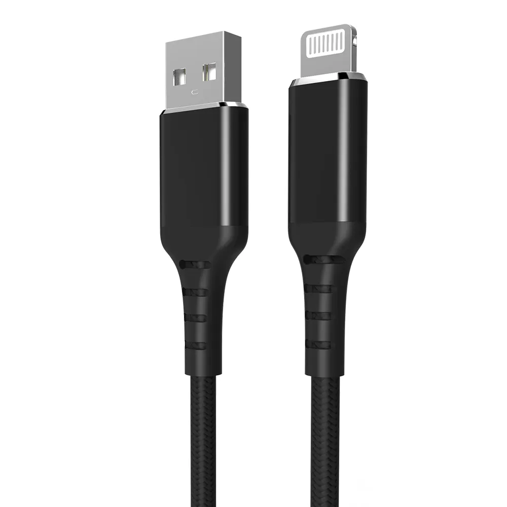 Nylon Braided MFi Certified USB2.0A To C189 Usb Lightning Fast Charging Cable Lighting Cable 5V 2.4A For IPhone IPad
