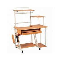 Bureau d'ordinateur de haute qualité, Simple, fournitures d'usine, table de bureau pratique pour maison, étudiant, avec étagère