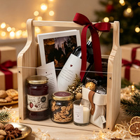 Boîte cadeau personnalisable en pin poli fait main – Forme et taille sur mesure pour cadeaux d'occasion (Mariage/Naissance/Anniversaire)
