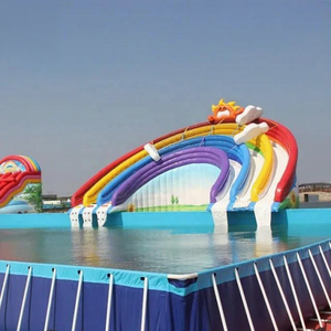 वयस्कों के लिए उच्च गुणवत्ता वाली बड़ी <span class=keywords><strong>inflatable</strong></span> पानी स्लाइड - Product Image 3