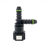 Connecteur rapide de conduite de carburant pour voiture ID6 7.89, pour essence et diesel, prise rapide de pompe à huile femelle, tête hexagonale en plastique, forme droite