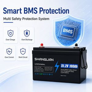 แบตเตอรี่แพ็ค EU Wholesale 48V 100Ah กล่องแบตเตอรี่อัจฉริยะ DIY 48V พร้อม BMS 6000 รอบการใช้งาน สำหรับระบบพลังงานแสงอาทิตย์ภายในบ้าน - Product Image 2