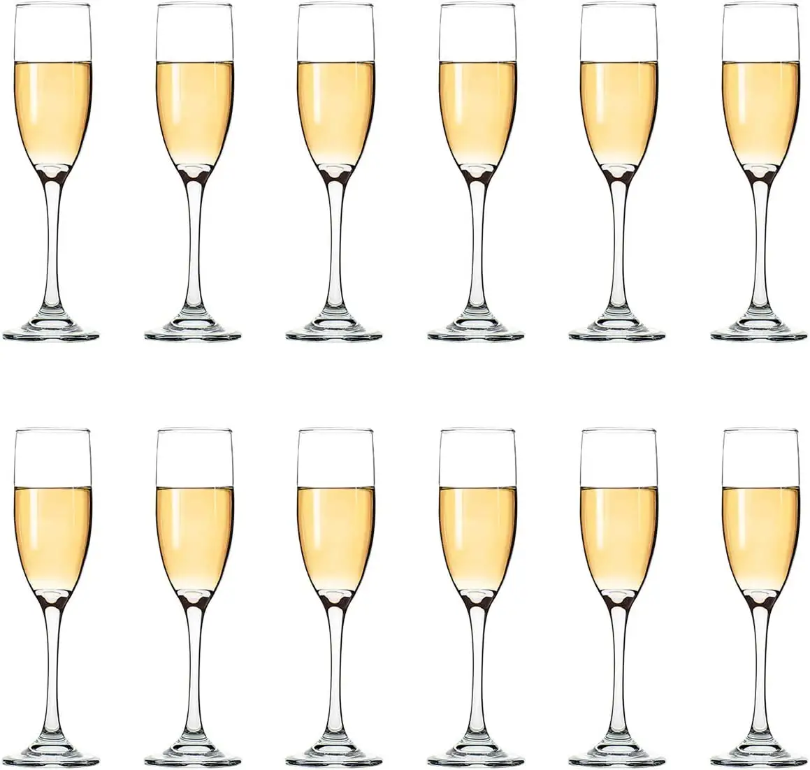 Wholesale 6 Oz Premium Stemmed Crystal Clear Drinking Wine Champagne Glasses For Party Bar Wedding