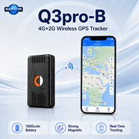 Mini traceur GPS magnétique sans fil 4G LTE étanche, longue autonomie, pour moto, avec historique de navigation