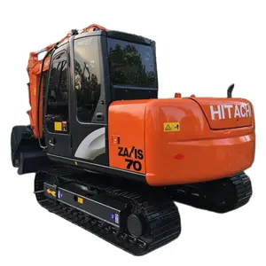 Japón importó Hitachi excavadora usada Mini excavadora ZX70 japonés barato usado 7TON máquina excavadora