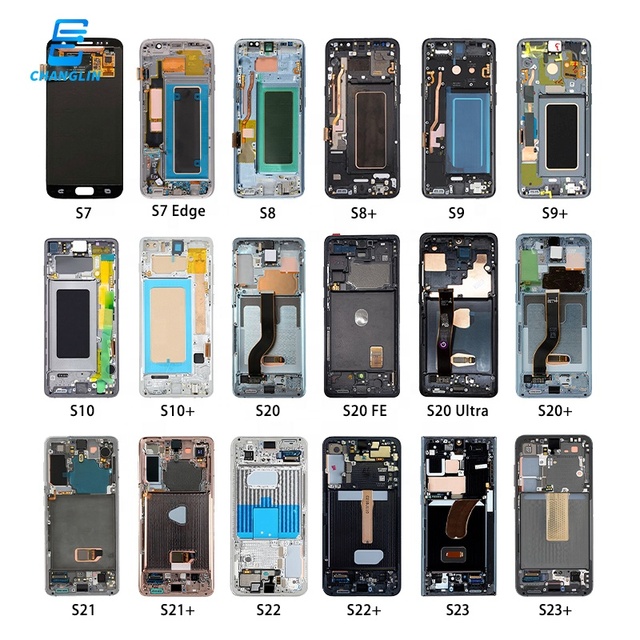 Mobile Phone LCD Wholesale Display Original Replacement for samsung S25 ultra S24 S23 S22 S21 S20 4G 5G S7 S8 S9 S10 Plus