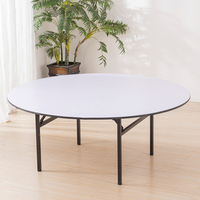 Tables rondes pliantes durables sur mesure pour événements, fêtes, hôtels et banquets, pour 10 personnes