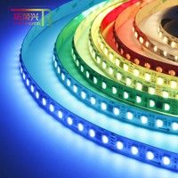 Tira de Luces LED Inteligente Flexible de 5m/10m/30m, Epistar 5050 RGB 24V/12V DMX512, Direccionable, CCT, IP67, Conectividad para Jardín