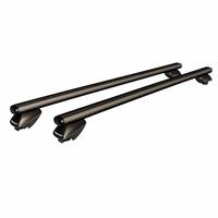 Barres transversales de toit de voiture en aluminium verrouillables, porte-bagages robuste capacité 150 lb, installation rapide sans perçage pour SUV et camion