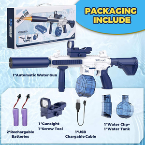 Pistolet à eau en plastique électronique pour enfants avec capuchon de tir automatique jouets de plage et de <span class=keywords><strong>piscine</strong></span> en plein air - Product Image 5