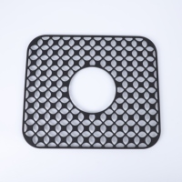 Tapis de protection d'évier en Silicone pliant carré classique napperon de cuisine antidérapant avec coussin de protection contre la lumière pour la maison et les hôtels