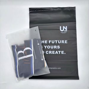 Custom logo Express Biodegradable Matte Black Mailer Courier Bags Clothes Shipping Package Envelope <b>Polybag</b> Polymailer Bag - Product Image 4