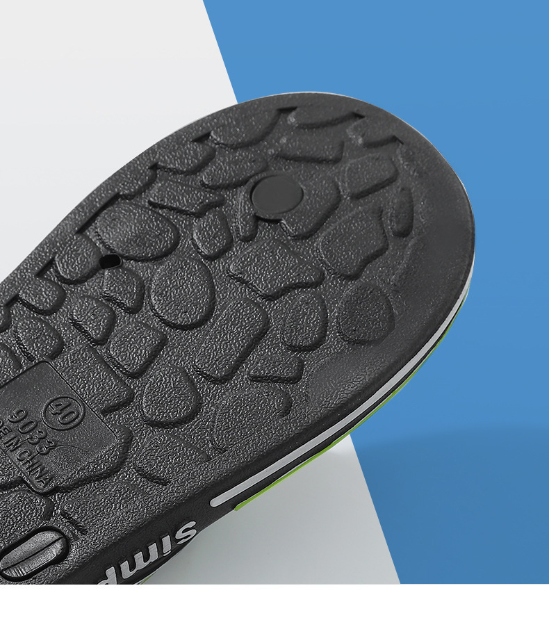 Men Flip-flops Slippers Non-slip Beach Slippers Couples Outdoor PVC Flip Flops