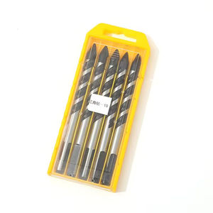 Conjunto de Brocas Triangulares Profissionais em Aço Carbono Reforçado com Cabo de Aço Carbono Reforçado de 5mm para Perfuração de Madeira - Product Image 5