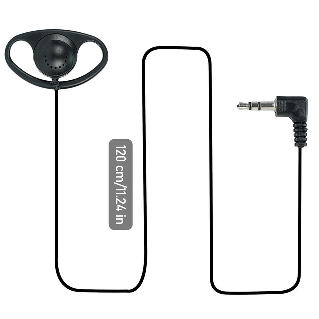 3.5mm D Shape Wired In-ear Earpiece Ear Hook Earphone Tour Guide System Receiver RETEKESS T131P T131S T131 TT122 TT110 TT102