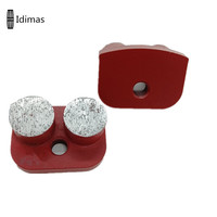 Disques abrasifs diamantés carrés de 10 mm à haute dureté Newgrind pour ponceuse à sol Rhino
