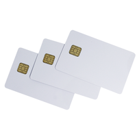 Tarjeta Magnética de PVC en Blanco con Chip IC 4428/4442, Resistente al Agua, Compatible con Estampado en Lámina Dorada, Impresión de Logotipo Personalizado, 85.5x54mm