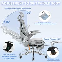 Chaise de bureau et de gaming moderne avec accoudoirs, appui-tête réglable et soutien lombaire, finition laquée, en matériaux naturels authentiques