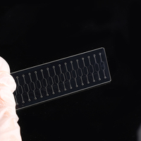 Chip Microfluídico de Vidrio/Acrílico Mecanizado por CNC Personalizado por el Fabricante, Laboratorio en Chip, Generación de Gotas, PCR Digital, Biochip