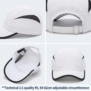 Casquette de sport 5 panneaux en coton respirant avec logo personnalisé OEM/ODM, filet, pour activités de plein air, course et cyclisme, faible MOQ, livraison rapide - Product Image 4