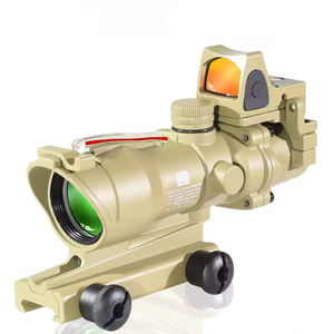 Lunette de chasse 5D Eratactical 4x32+rm avec <span class=keywords><strong>point</strong></span> rouge, réticule rouge et vert éclairé, gravé, parallaxe réglable, antichoc - Product Image 2
