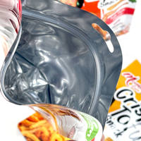 Sachet Doypack en aluminium avec fermeture éclair pour assaisonnement en poudre pour panure et mélange d'épices