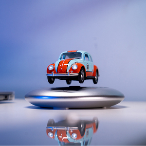 1:36 Vintage Classic LED Light RC <b>Car</b> <b>Toy</b> <b>Model</b> Magnetic Levitation Floating Diecast for Gifts & Collections - Product Image 1