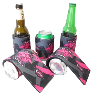 Custom Cutting Sublimation Slap Neoprene Snap Wrap Can Cooler - Product Image 2