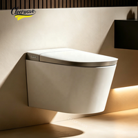 2026 WC intelligent électrique mural de luxe haute qualité avec bidet intégré et chasse d'eau automatique