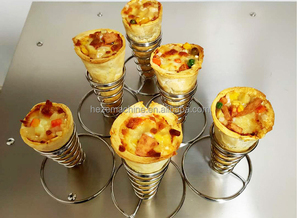 Nouvelle conception de machine à cônes à pizza/cônes à <span class=keywords><strong>glace</strong></span>, machine à gaufrettes, machine à gobelets à café comestibles - Product Image 3