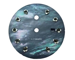 Tùy chỉnh đồng hồ quay số với thiết lập Kim cương/đá chủ chaton chèn trồng Zircon kích cỡ khác nhau hình dạng có sẵn - Product Image 1