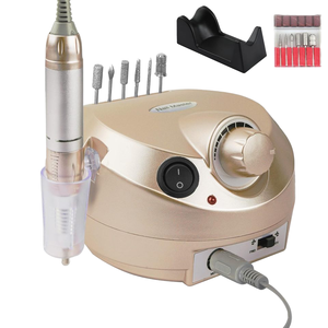 Kit de ponceuse à ongles électrique portable 30000 tr/min avec 6 embouts, bandes de ponçage, lime à ongles pour acrylique et gel, poudre à tremper, manucure et pédicure - Product Image 1