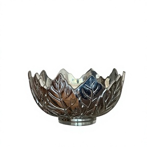 Frutero de Metal con Diseño Floral, Base de Pedestal, Centro de Mesa, Diseños Personalizables, Enfriador de Vino, Regalo de Aniversario - Product Image 1