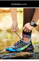 Chaussures pour hommes grandes tailles 40-47, nouvelle mode estivale, chaussures de randonnée et de course en plein air avec empeigne en simili cuir, semelle extérieure en EVA/caoutchouc
